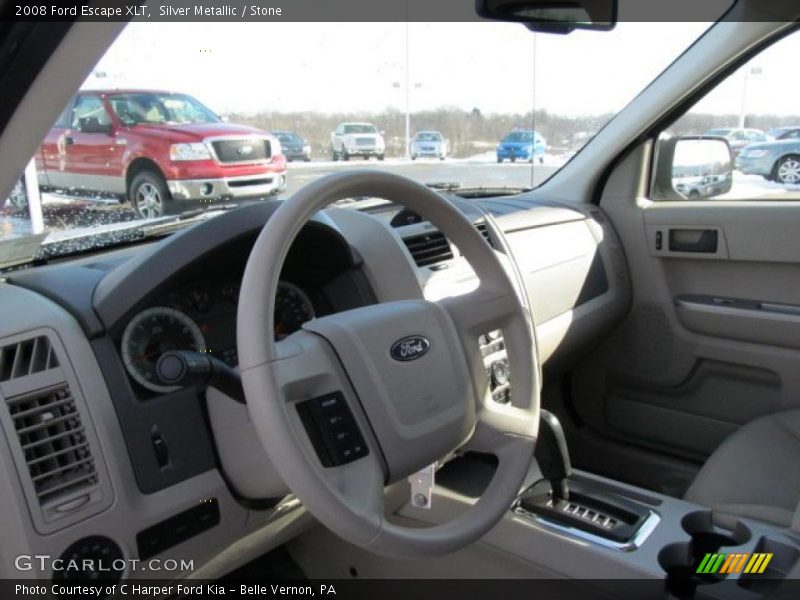 Silver Metallic / Stone 2008 Ford Escape XLT
