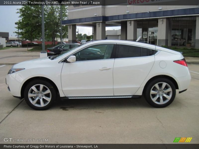  2011 ZDX Technology SH-AWD Aspen White Pearl