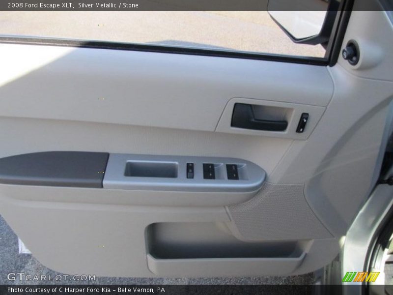 Silver Metallic / Stone 2008 Ford Escape XLT