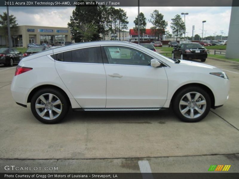  2011 ZDX Technology SH-AWD Aspen White Pearl