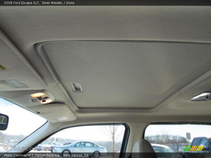 Silver Metallic / Stone 2008 Ford Escape XLT