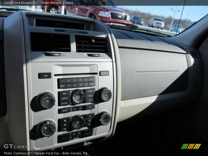 Silver Metallic / Stone 2008 Ford Escape XLT