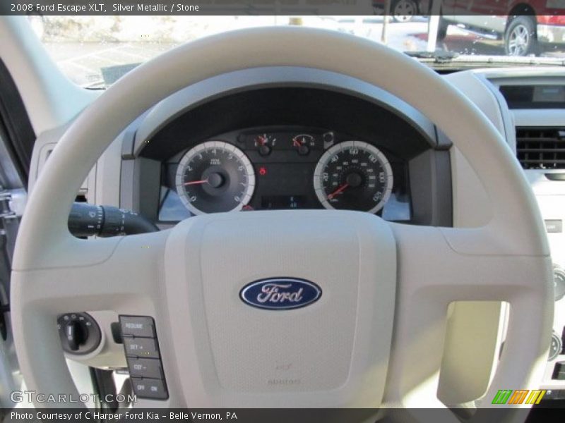 Silver Metallic / Stone 2008 Ford Escape XLT