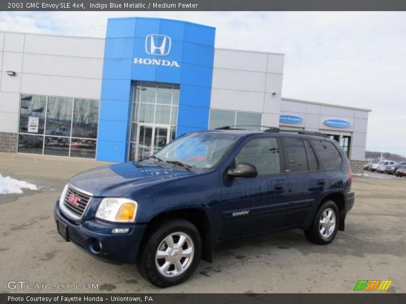 Indigo Blue Metallic / Medium Pewter 2003 GMC Envoy SLE 4x4