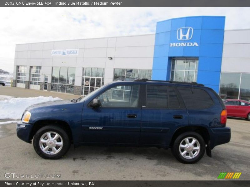 Indigo Blue Metallic / Medium Pewter 2003 GMC Envoy SLE 4x4