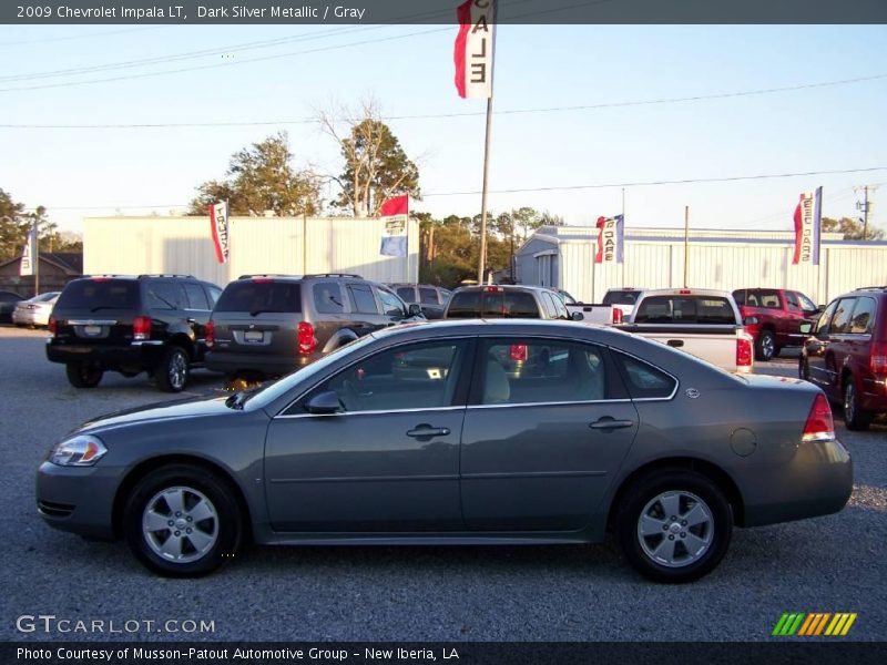 Dark Silver Metallic / Gray 2009 Chevrolet Impala LT