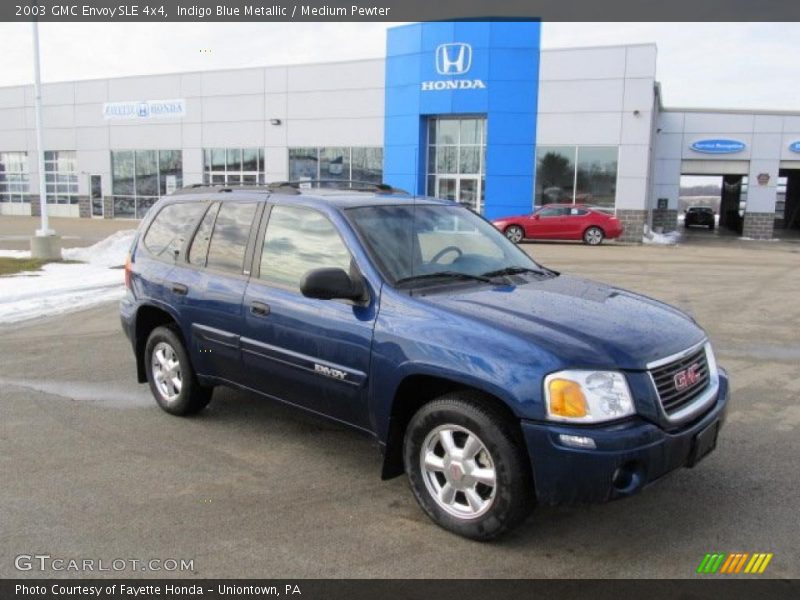 Indigo Blue Metallic / Medium Pewter 2003 GMC Envoy SLE 4x4