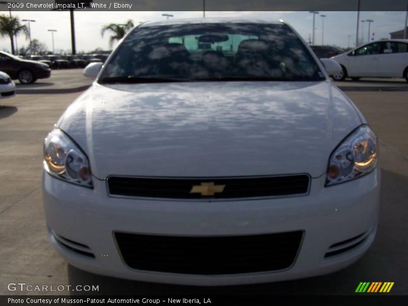 White / Ebony 2009 Chevrolet Impala LT