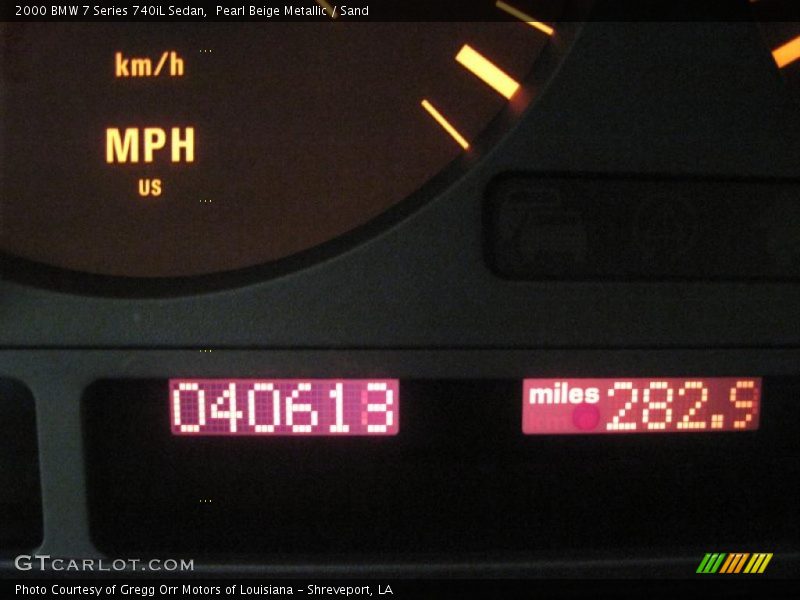 Pearl Beige Metallic / Sand 2000 BMW 7 Series 740iL Sedan