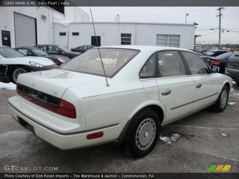 Ivory Pearl / Ivory 1990 Infiniti Q 45