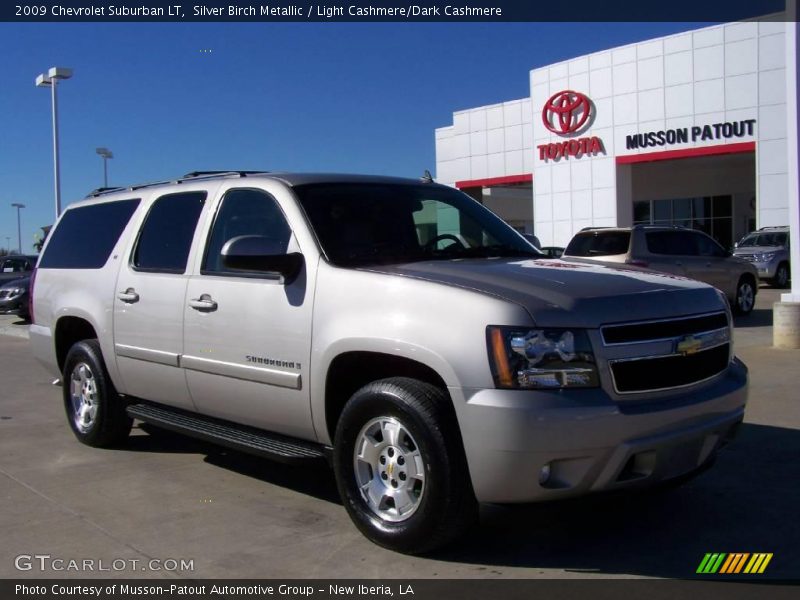 Silver Birch Metallic / Light Cashmere/Dark Cashmere 2009 Chevrolet Suburban LT