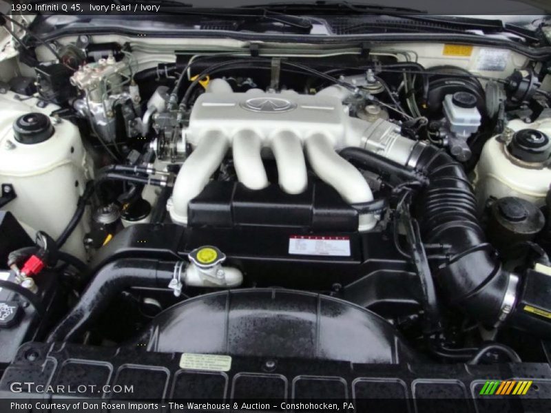  1990 Q 45 Engine - 4.5 Liter DOHC 32-Valve V8