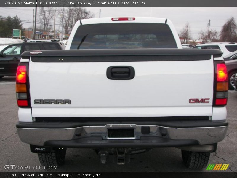 Summit White / Dark Titanium 2007 GMC Sierra 1500 Classic SLE Crew Cab 4x4