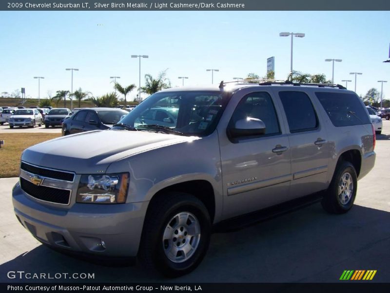 Silver Birch Metallic / Light Cashmere/Dark Cashmere 2009 Chevrolet Suburban LT