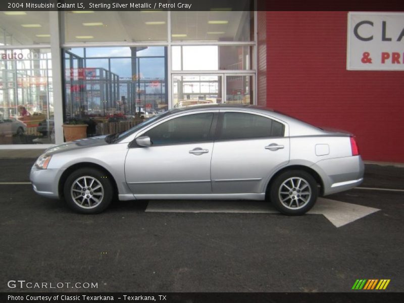 Sterling Silver Metallic / Petrol Gray 2004 Mitsubishi Galant LS