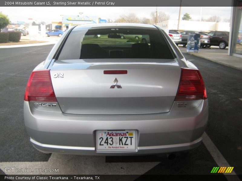 Sterling Silver Metallic / Petrol Gray 2004 Mitsubishi Galant LS
