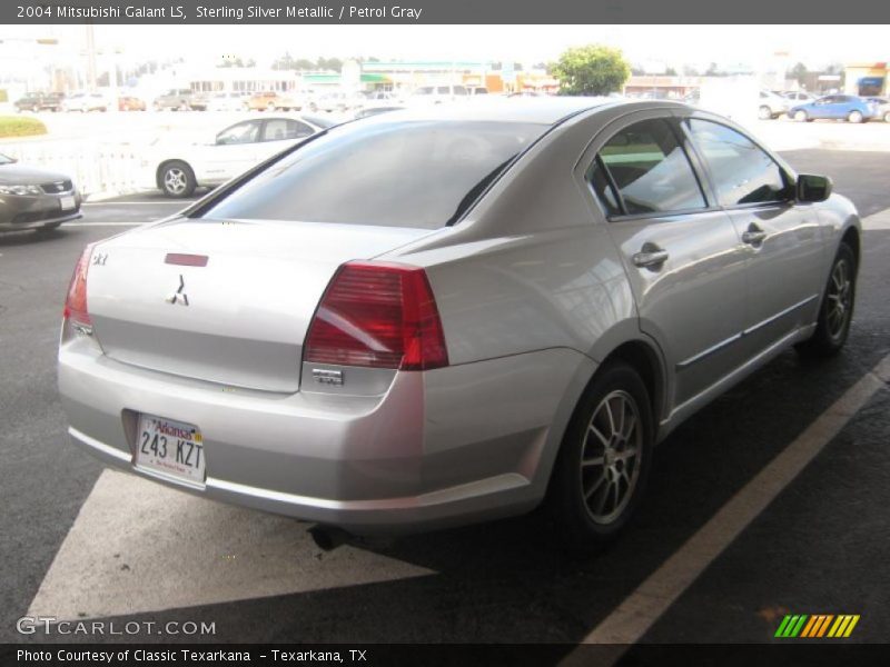 Sterling Silver Metallic / Petrol Gray 2004 Mitsubishi Galant LS