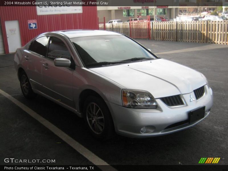 Sterling Silver Metallic / Petrol Gray 2004 Mitsubishi Galant LS