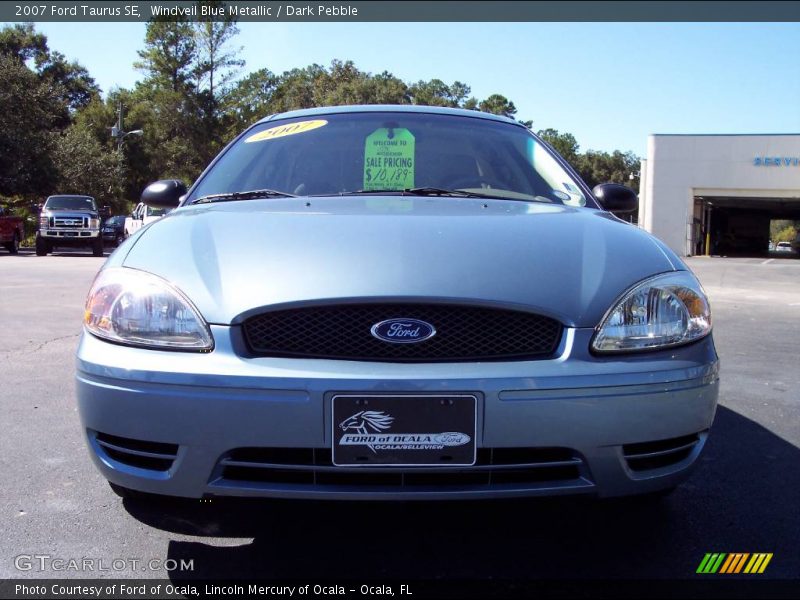 Windveil Blue Metallic / Dark Pebble 2007 Ford Taurus SE