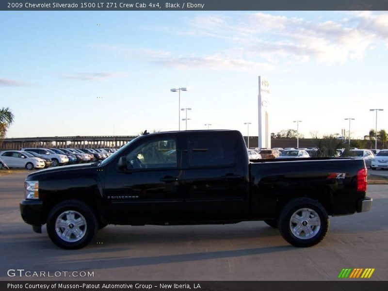 Black / Ebony 2009 Chevrolet Silverado 1500 LT Z71 Crew Cab 4x4