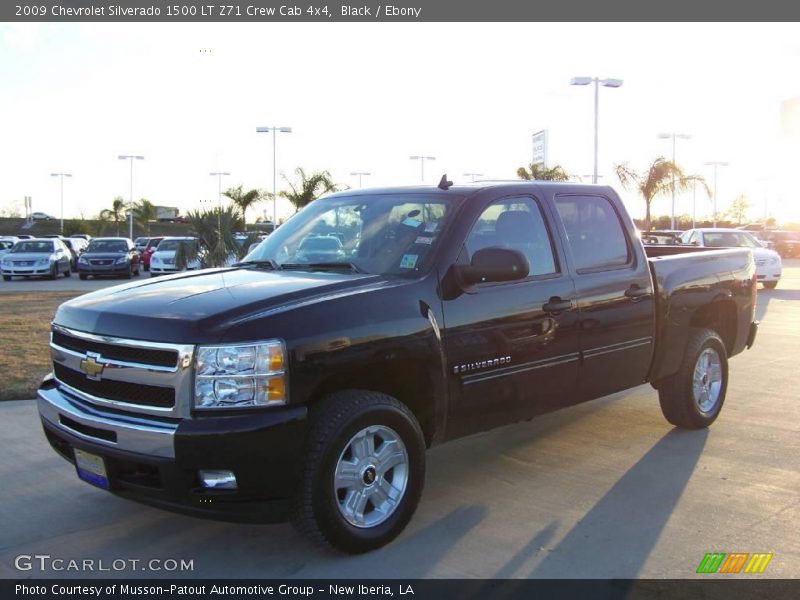 Black / Ebony 2009 Chevrolet Silverado 1500 LT Z71 Crew Cab 4x4