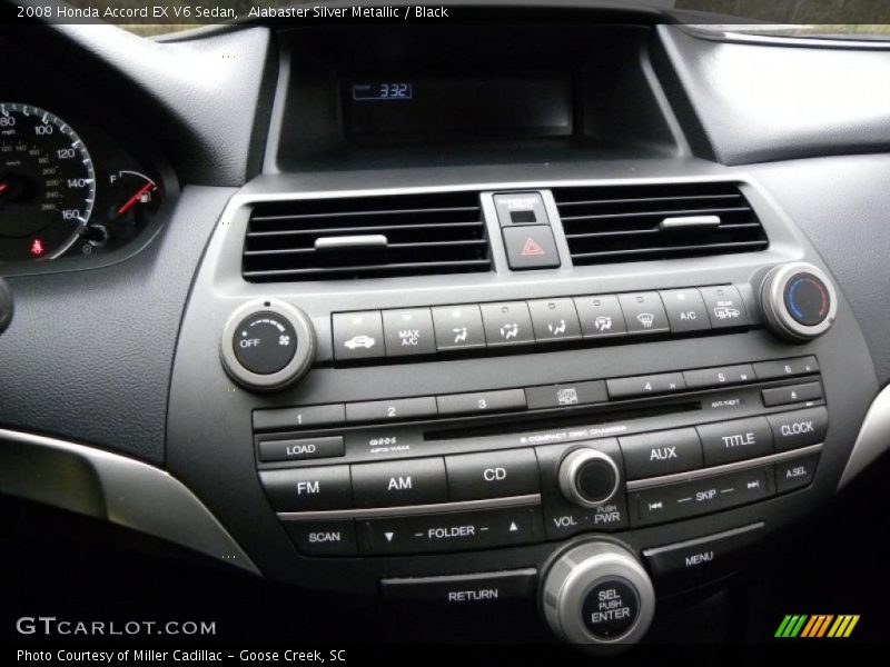 Alabaster Silver Metallic / Black 2008 Honda Accord EX V6 Sedan