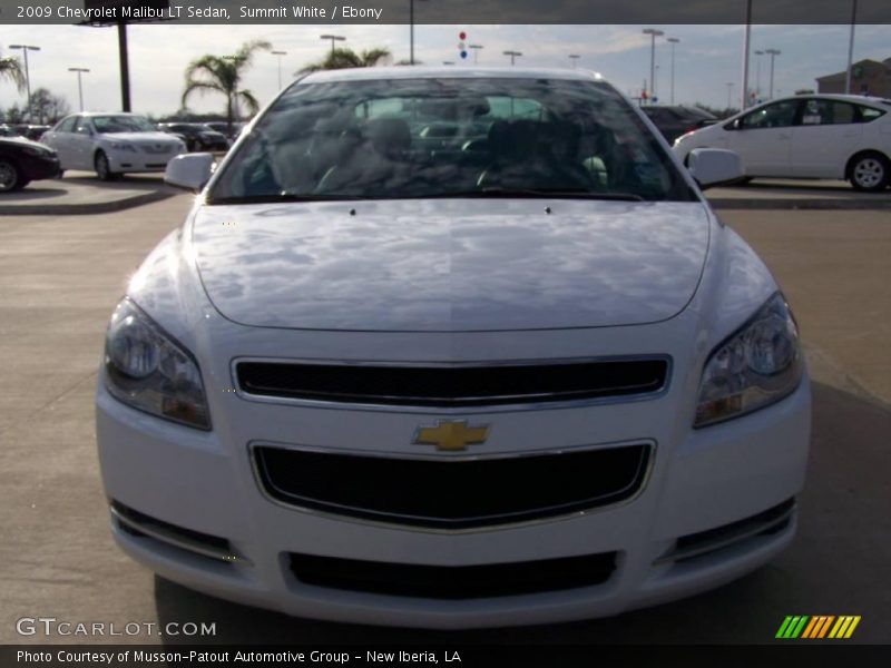 Summit White / Ebony 2009 Chevrolet Malibu LT Sedan