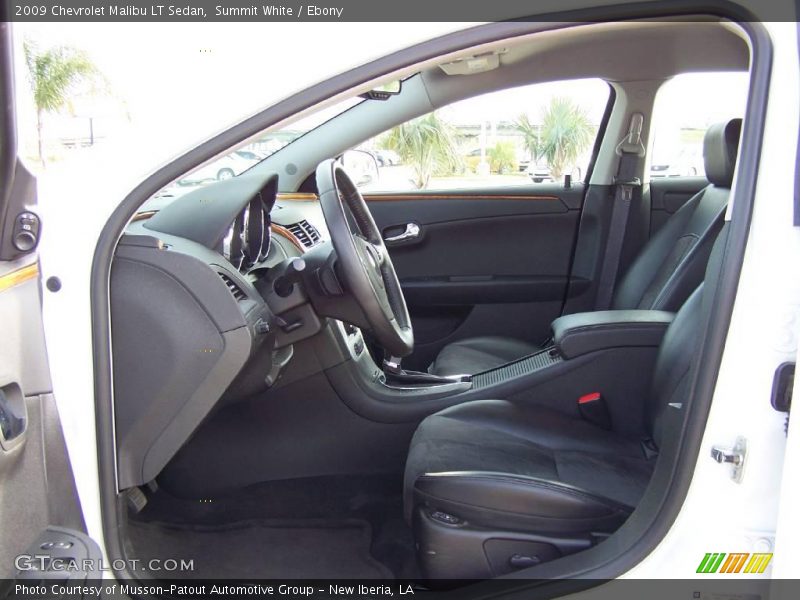 Summit White / Ebony 2009 Chevrolet Malibu LT Sedan