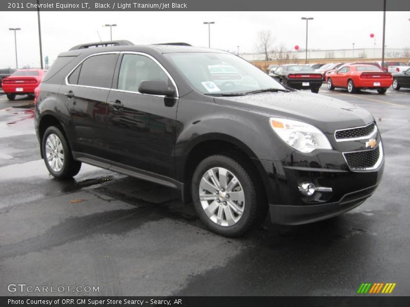 Black / Light Titanium/Jet Black 2011 Chevrolet Equinox LT