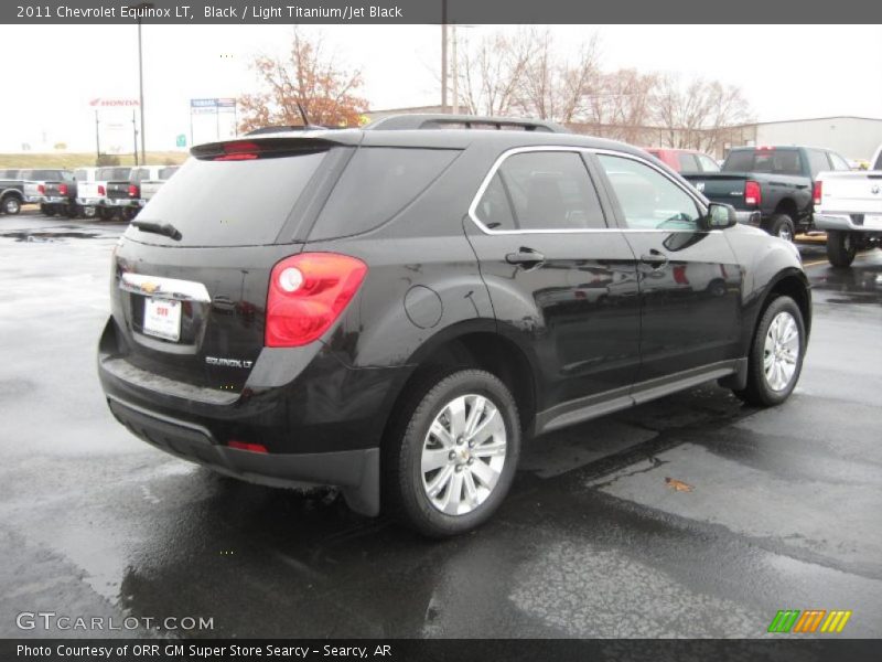Black / Light Titanium/Jet Black 2011 Chevrolet Equinox LT