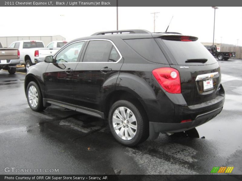 Black / Light Titanium/Jet Black 2011 Chevrolet Equinox LT