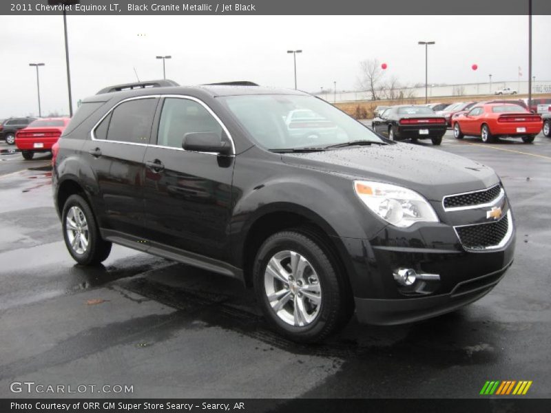 Black Granite Metallic / Jet Black 2011 Chevrolet Equinox LT