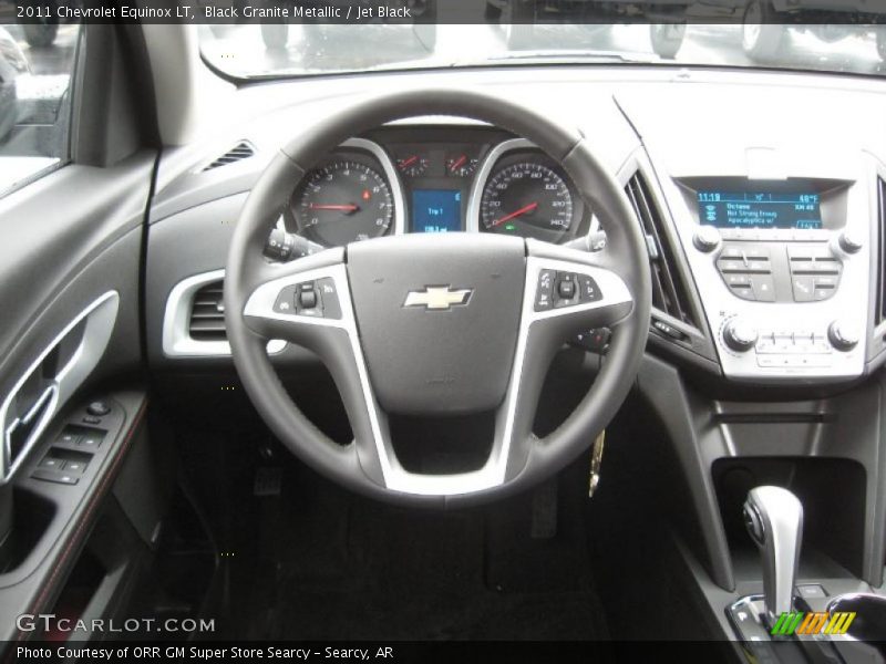 Black Granite Metallic / Jet Black 2011 Chevrolet Equinox LT