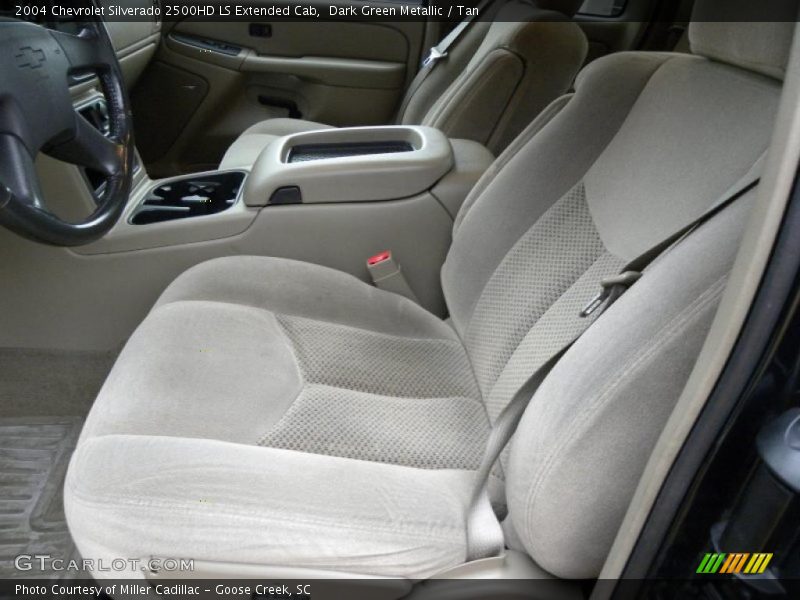 Dark Green Metallic / Tan 2004 Chevrolet Silverado 2500HD LS Extended Cab