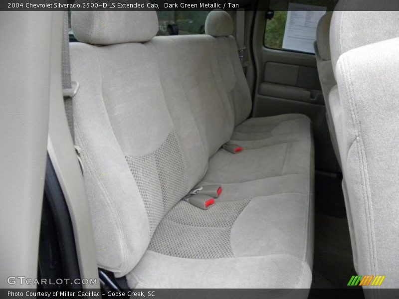 Dark Green Metallic / Tan 2004 Chevrolet Silverado 2500HD LS Extended Cab