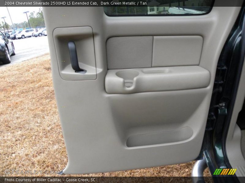 Dark Green Metallic / Tan 2004 Chevrolet Silverado 2500HD LS Extended Cab