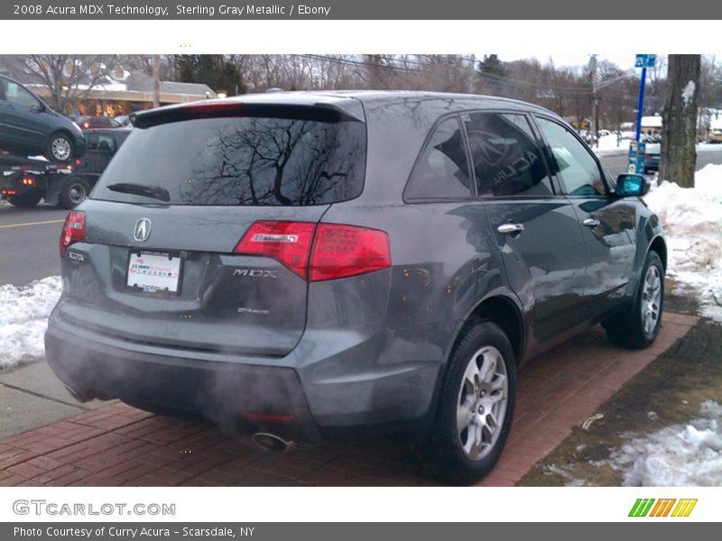 Sterling Gray Metallic / Ebony 2008 Acura MDX Technology
