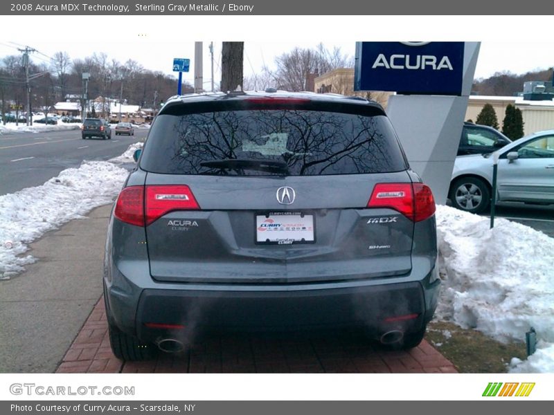 Sterling Gray Metallic / Ebony 2008 Acura MDX Technology