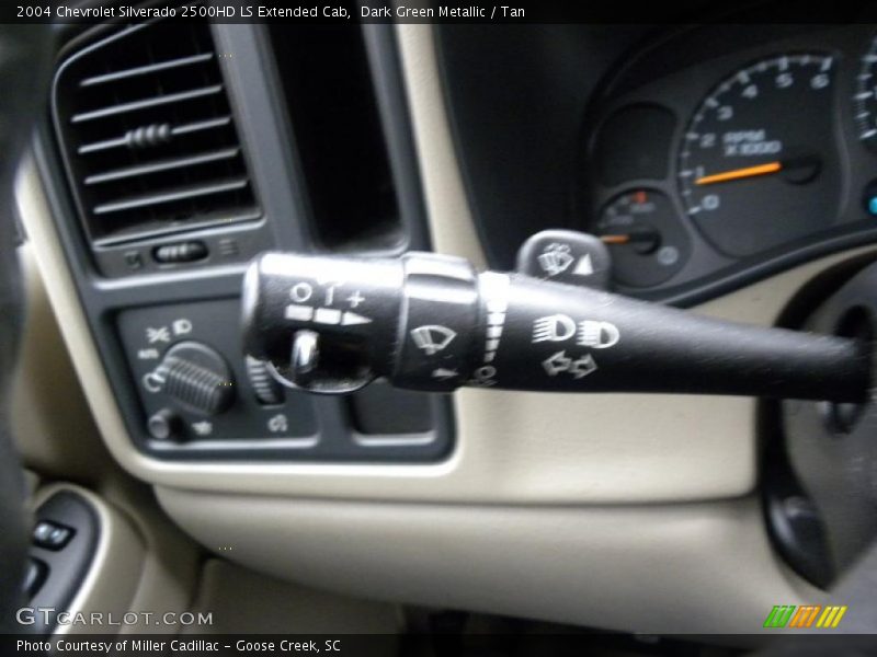 Dark Green Metallic / Tan 2004 Chevrolet Silverado 2500HD LS Extended Cab