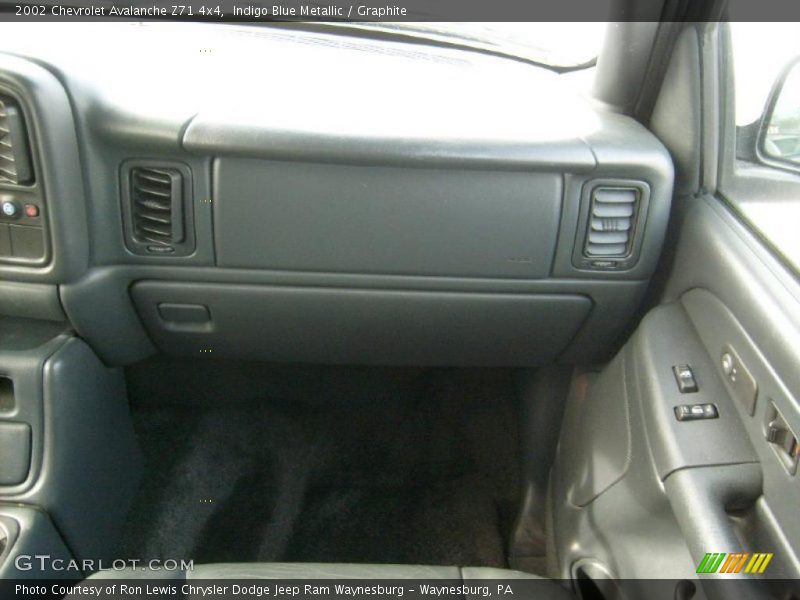 Indigo Blue Metallic / Graphite 2002 Chevrolet Avalanche Z71 4x4