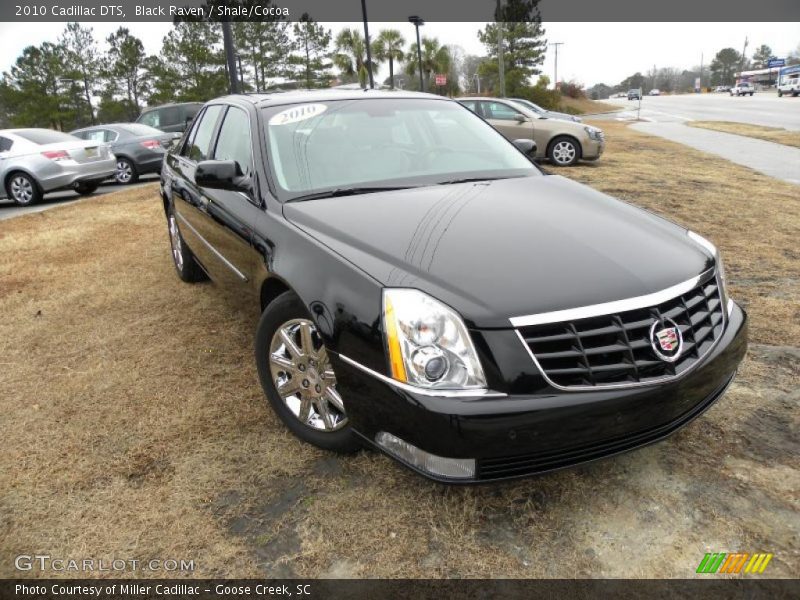 Black Raven / Shale/Cocoa 2010 Cadillac DTS