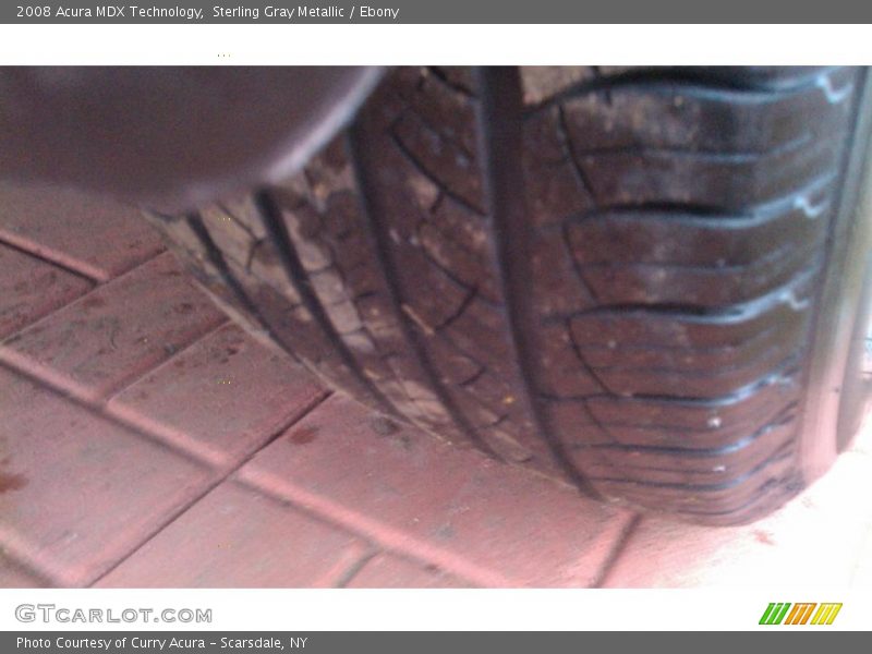 Sterling Gray Metallic / Ebony 2008 Acura MDX Technology
