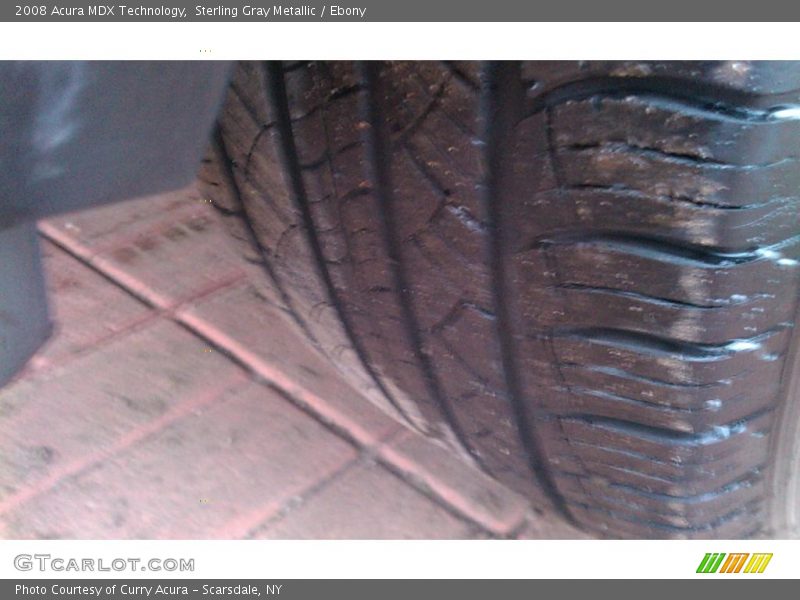 Sterling Gray Metallic / Ebony 2008 Acura MDX Technology