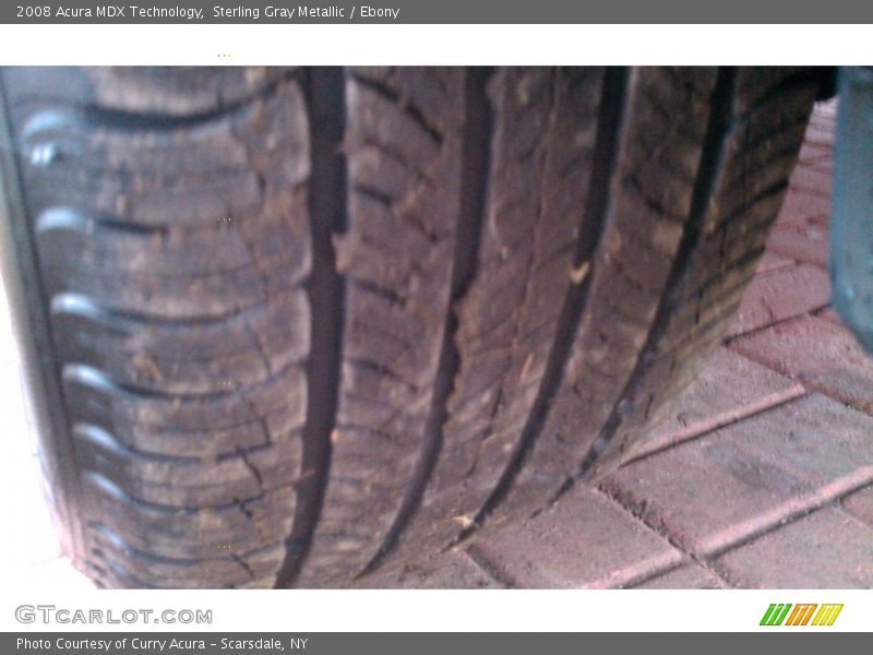 Sterling Gray Metallic / Ebony 2008 Acura MDX Technology
