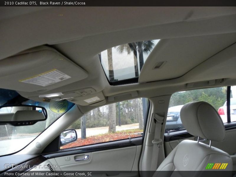 Black Raven / Shale/Cocoa 2010 Cadillac DTS