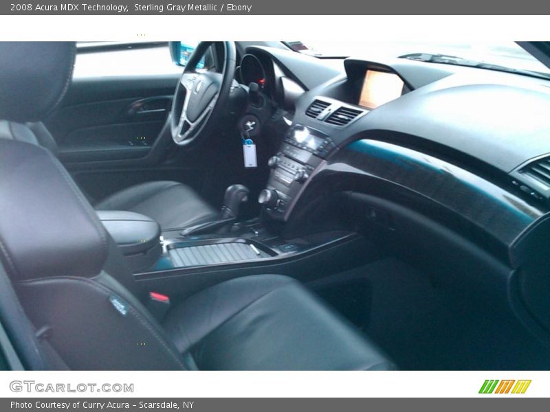 Sterling Gray Metallic / Ebony 2008 Acura MDX Technology