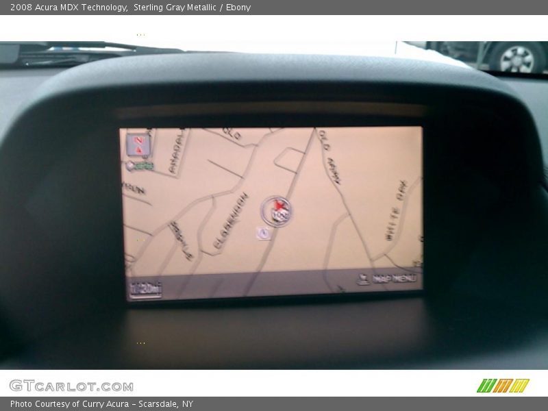Sterling Gray Metallic / Ebony 2008 Acura MDX Technology