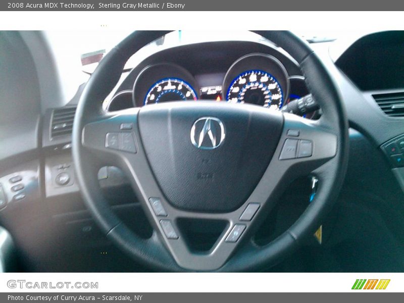 Sterling Gray Metallic / Ebony 2008 Acura MDX Technology