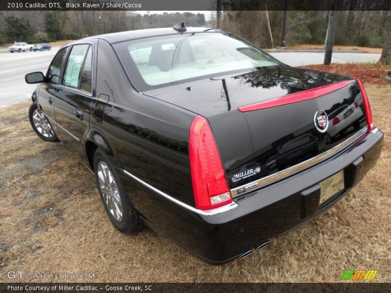 Black Raven / Shale/Cocoa 2010 Cadillac DTS