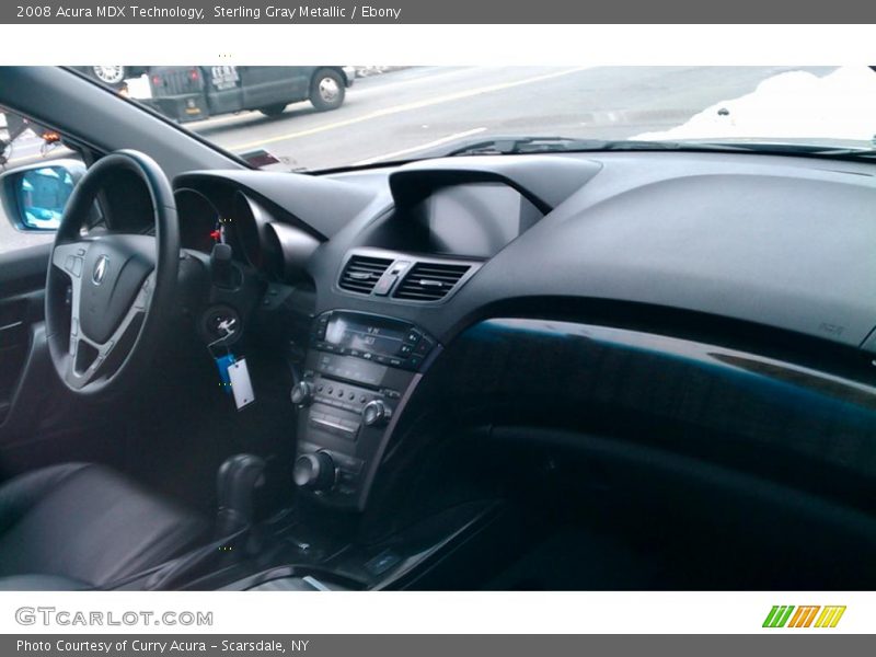 Sterling Gray Metallic / Ebony 2008 Acura MDX Technology